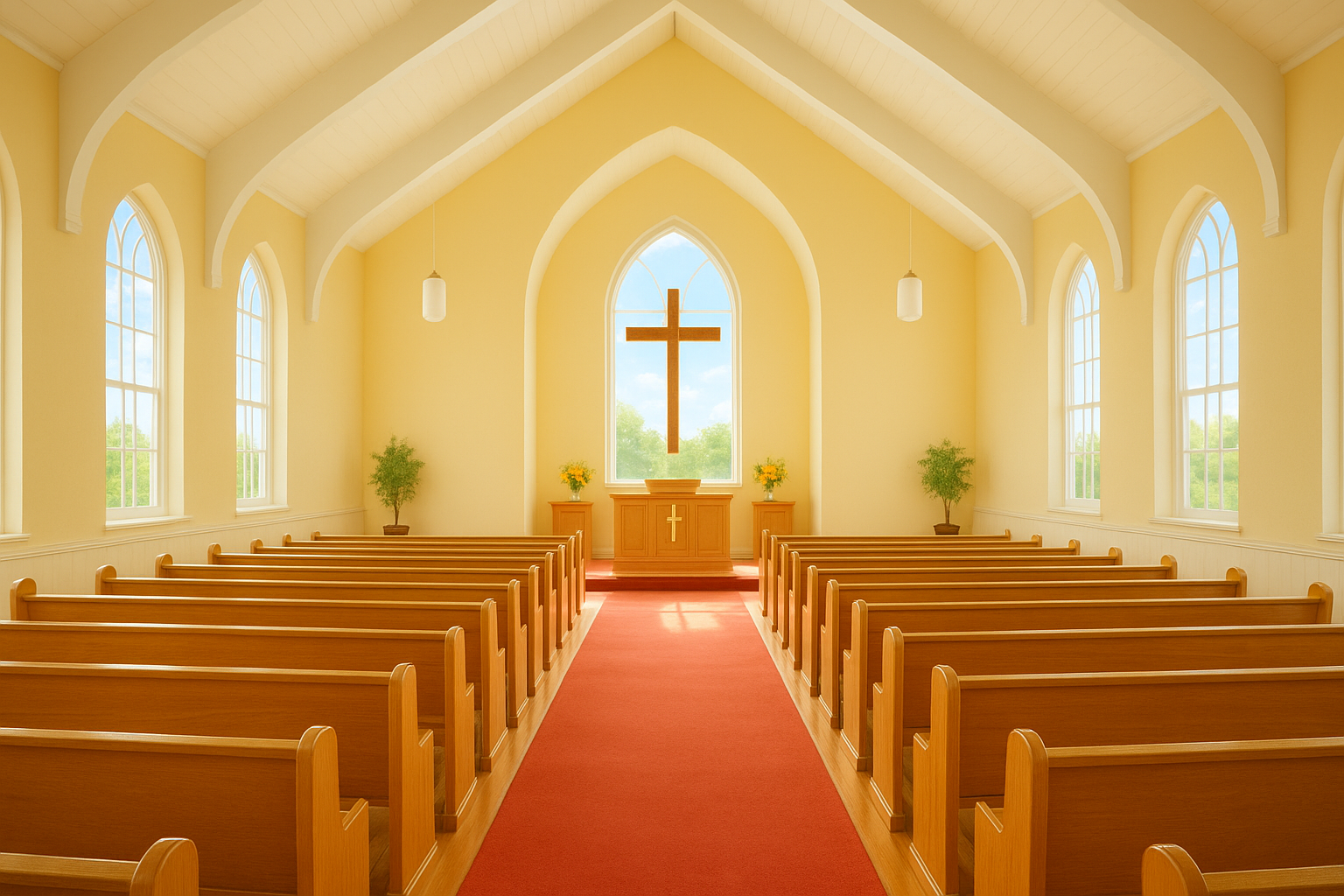 교회 외부 전경